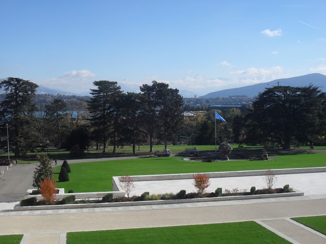 View from UN, Geneva